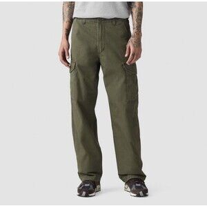 NWT Levis XX Cargo Baggy Pants Forrest Night Green Olive Men's